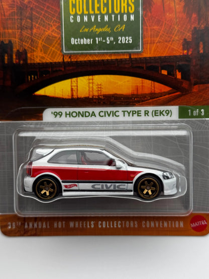 Hot Wheels Honda Civic Type R EK9 – Convention Los Angeles 2025 Édition Limitée 1/64 SVRdiecast