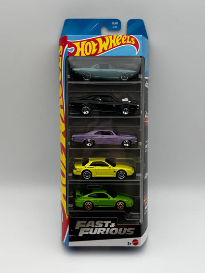 Pack Fast & Furious – 5 véhicules (Hot Wheels) SVRdiecast