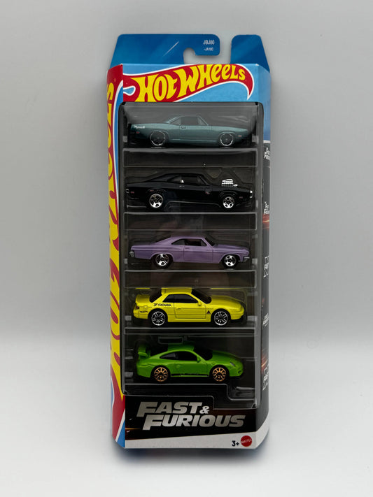Pack Fast & Furious – 5 véhicules (Hot Wheels) SVRdiecast