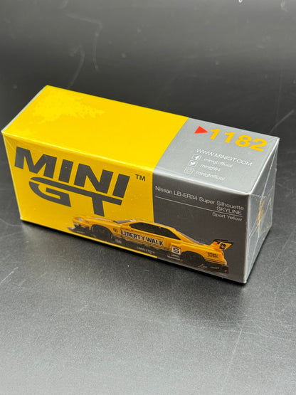 MODÈLE 4 - NISSAN LB-ER34 SUPER SILHOUETTE SKYLINE SPORT YELLOW