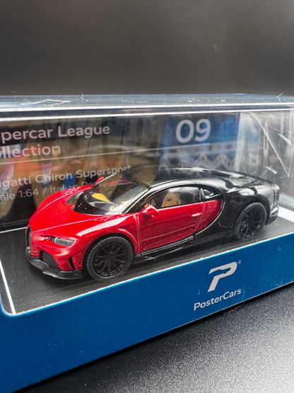Bugatti Chiron Super Sport – Italian Red | PosterCars Hypercar League Collection