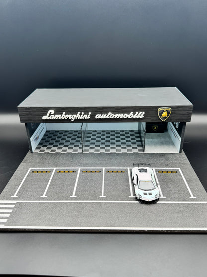 Diorama Concession Lamborghini Automobili — 1:64