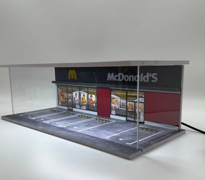 Diorama McDonald’s 1/64 éclairé SVRdiecast