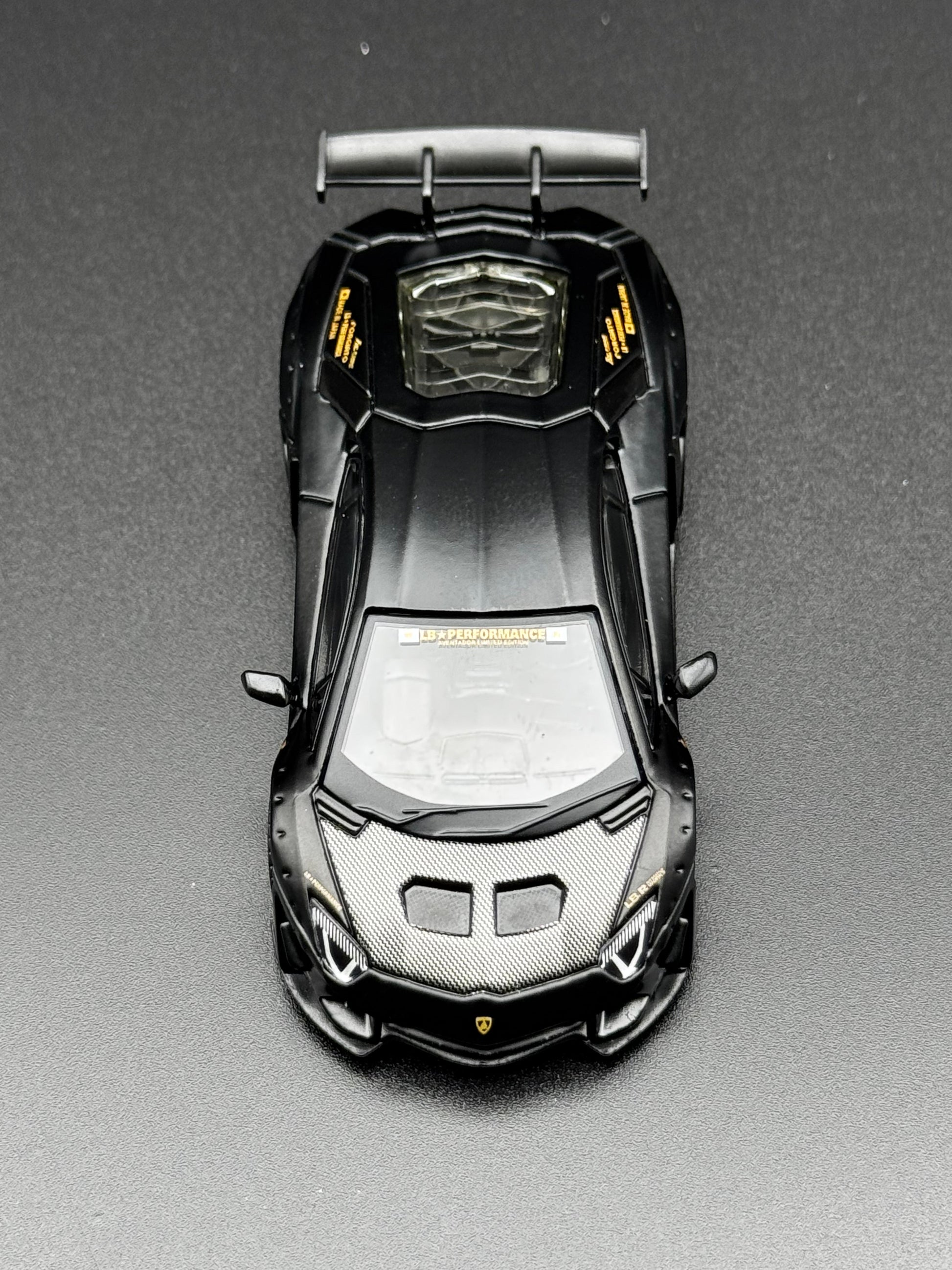 Mini GT – LB★WORKS Lamborghini Aventador Limited Edition Matte Black – 1:64 SVRdiecast