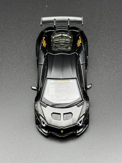 Mini GT – LB★WORKS Lamborghini Aventador Limited Edition Matte Black – 1:64 SVRdiecast
