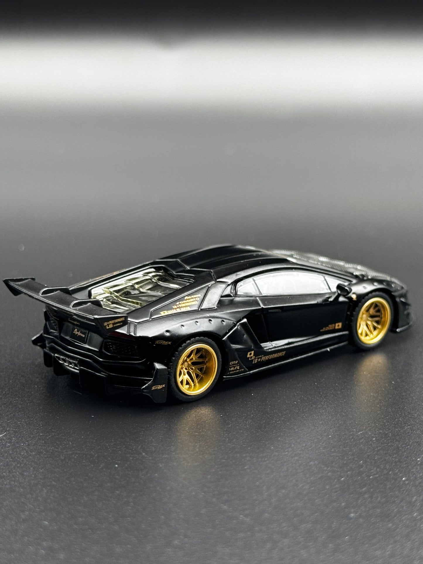 Mini GT – LB★WORKS Lamborghini Aventador Limited Edition Matte Black – 1:64 SVRdiecast