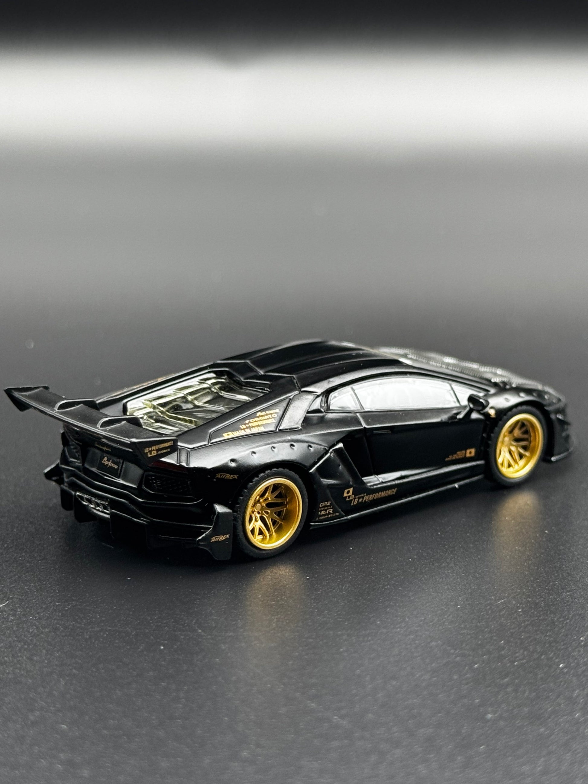 Mini GT – LB★WORKS Lamborghini Aventador Limited Edition Matte Black – 1:64 SVRdiecast