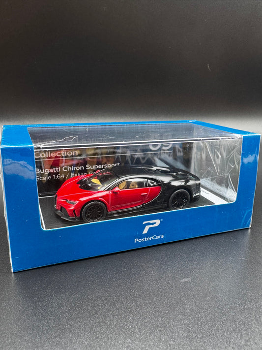 Bugatti Chiron Super Sport – Italian Red | PosterCars Hypercar League Collection