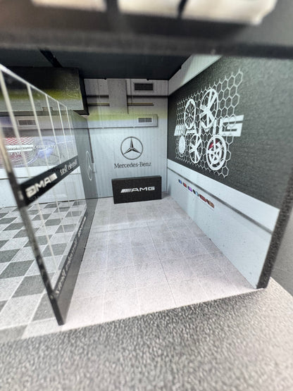 Diorama Showroom / Atelier Mercedes-Benz | 1/64