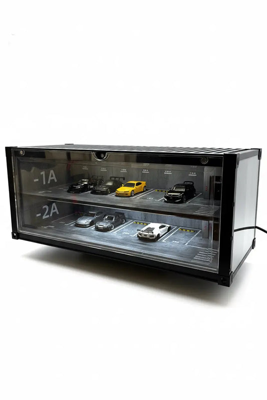 Vitrine contenair parking 1/64 SVRdiecast