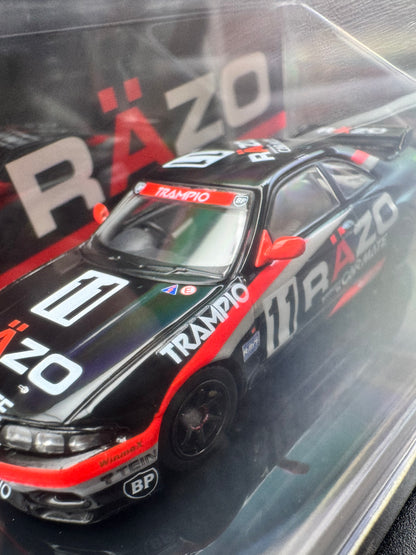 Nissan Skyline GT-R (R33) #11
RÄZO "Trampio" Sendan Highland 1995 Winner | Inno64 1:64