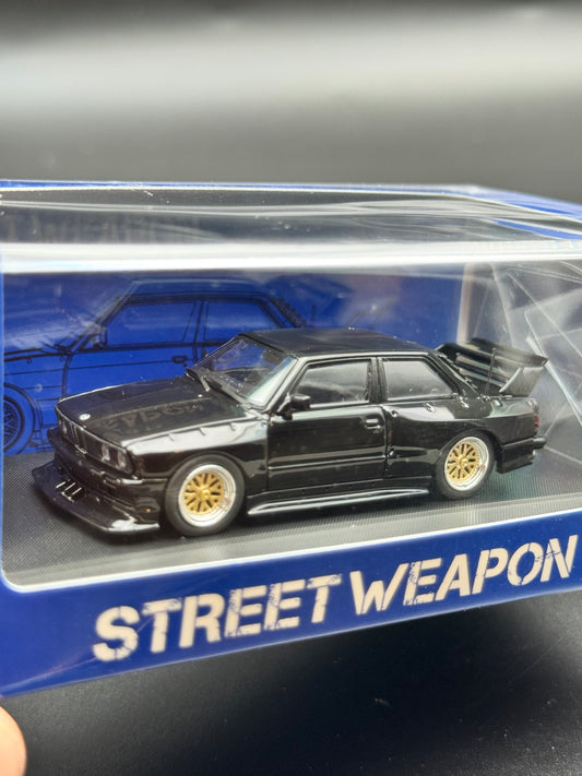 BMW e30 Lto black | Street Weapon 1/64