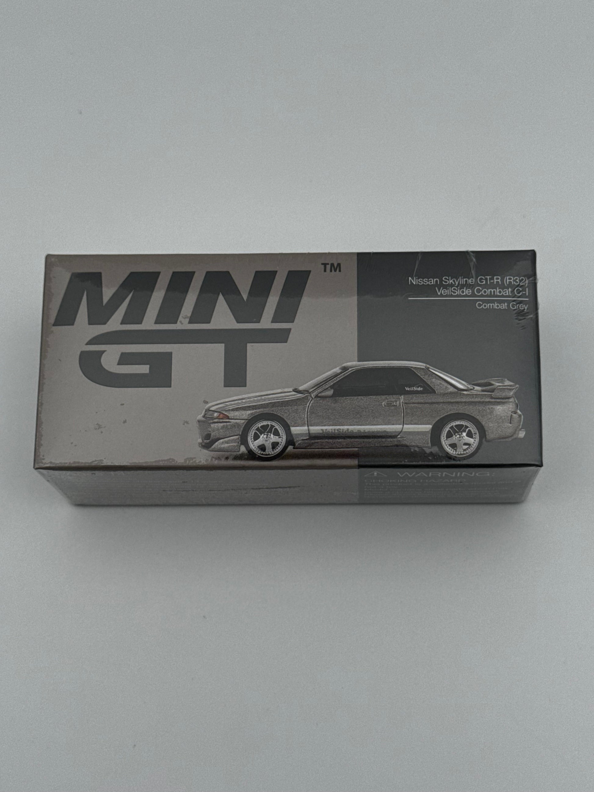 Nissan Skyline GT-R (R32) VeilSide Combat C-I “Combat Grey” – Mini GT | 1:64 SVRdiecast