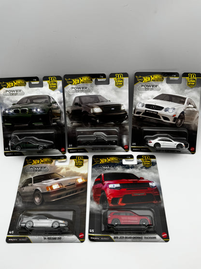 Car Culture Power Trip – 10th Anniversary – Set Complet 5/5 – Hot Wheels Premium | 1:64 SVRdiecast