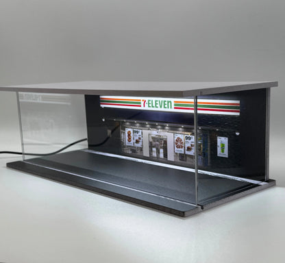Diorama 7 Eleven 1/64 eclairé SVRdiecast