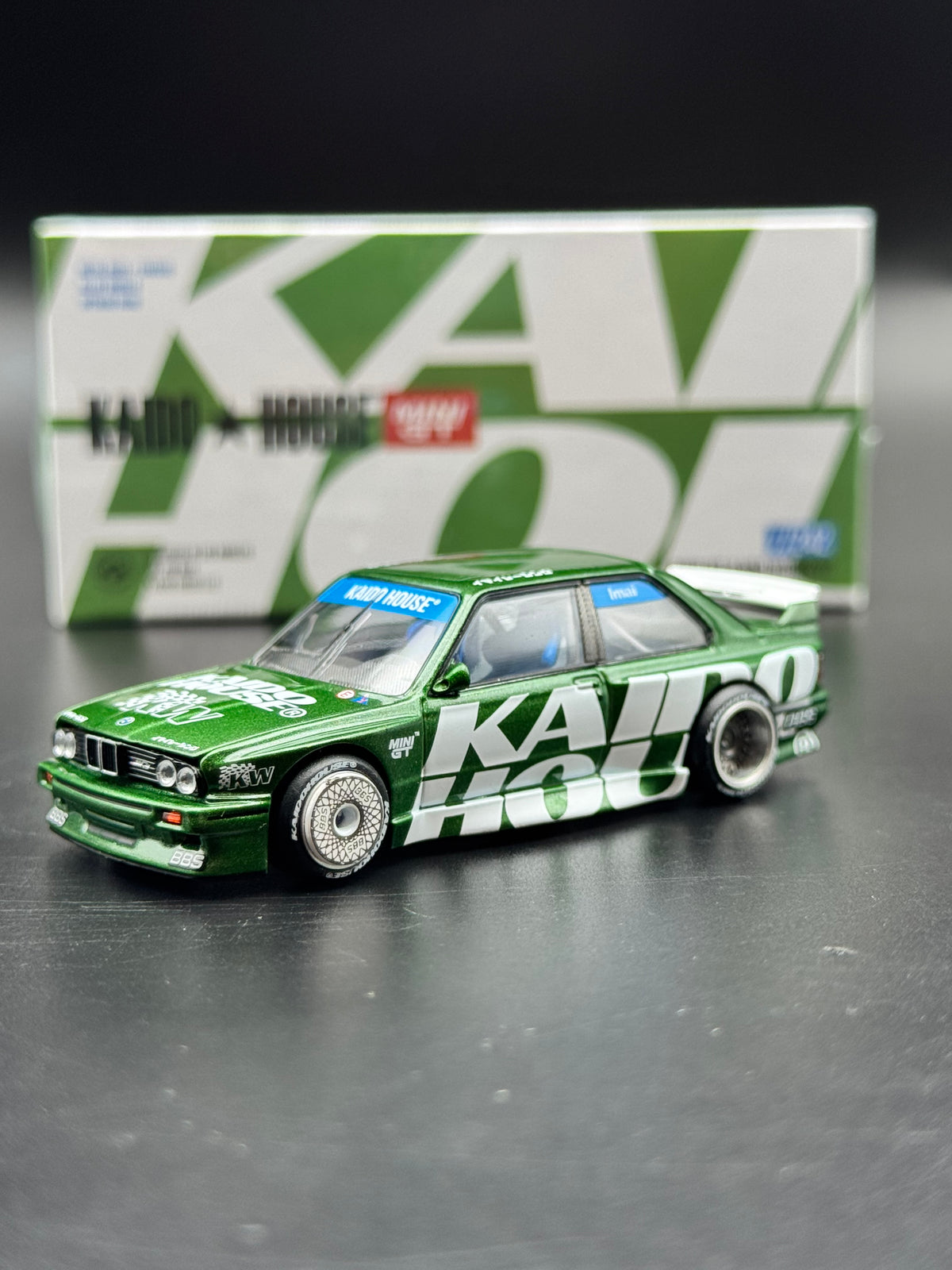 Kaido House x Mini GT - BMW M3 Kaido Works V2 - Green