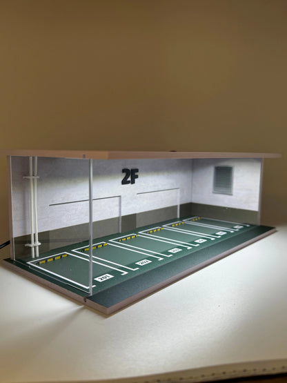 Diorama Parking 1/64 éclairé SVRdiecast
