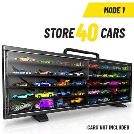Hot Wheels Collector Display Case – Vitrine de Collection 3-en-1 | 40 voitures / 30 blisters SVRdiecast