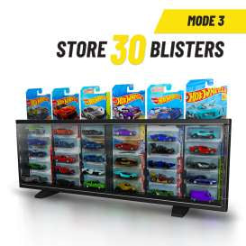 Hot Wheels Collector Display Case – Vitrine de Collection 3-en-1 | 40 voitures / 30 blisters SVRdiecast
