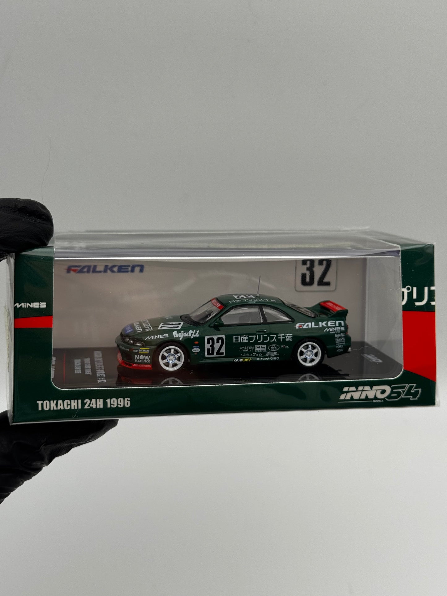 Nissan Skyline GT-R (R33) #32 Falken × Mine’s × INNO64 – Tokachi 24H 1996 SVRdiecast