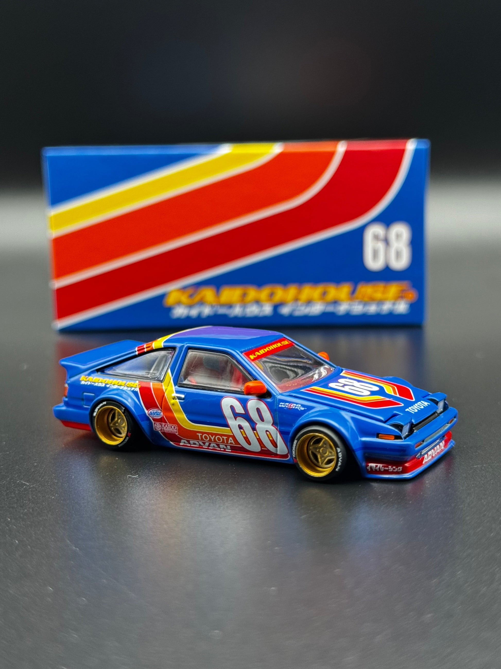 Toyota AE86 Sprinter Trueno Kaido House × Mini GT Kaido Racing V1 SVRdiecast
