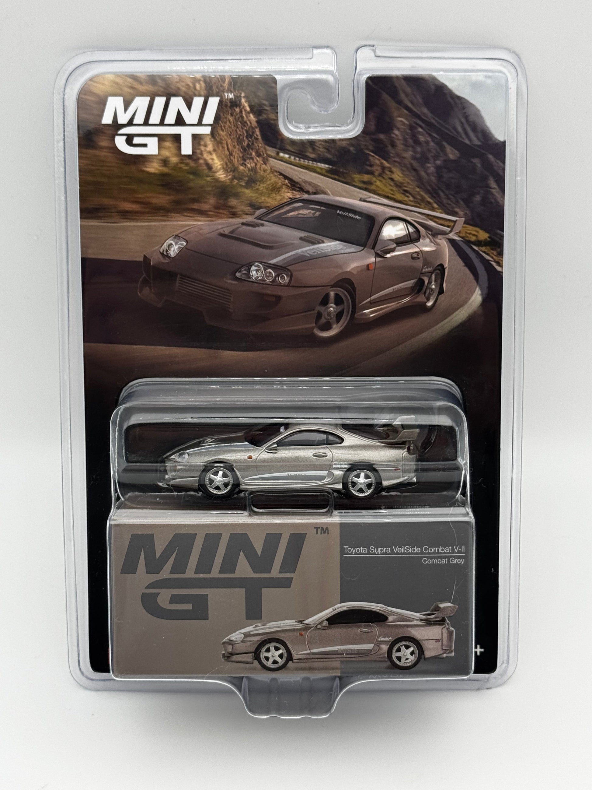 Toyota Supra VeilSide Combat V-II – Mini GT (Combat Grey) SVRdiecast